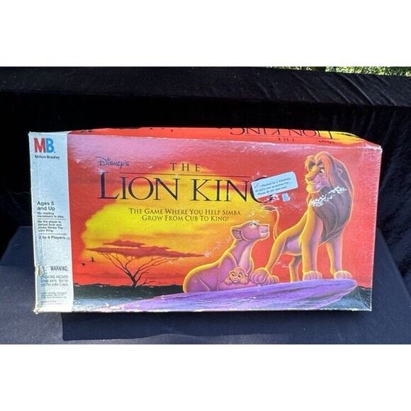 1993 Disney's The Lion King Milton Bradely Vintage Board Game #4409 Complete!